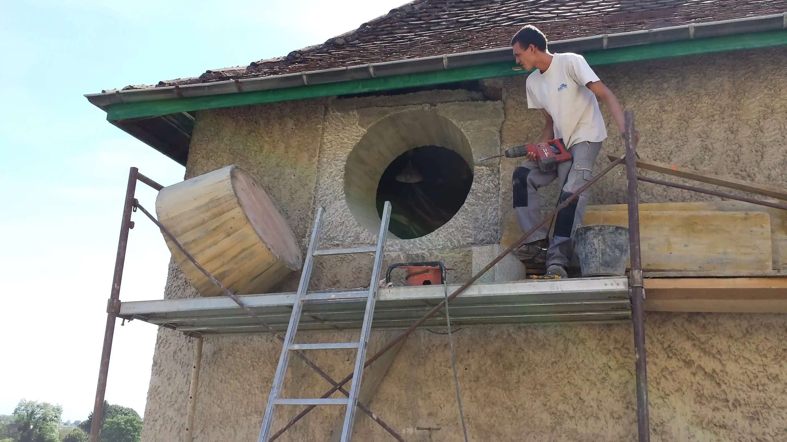 Modification d’ouvertures dans mur de façade en pisé