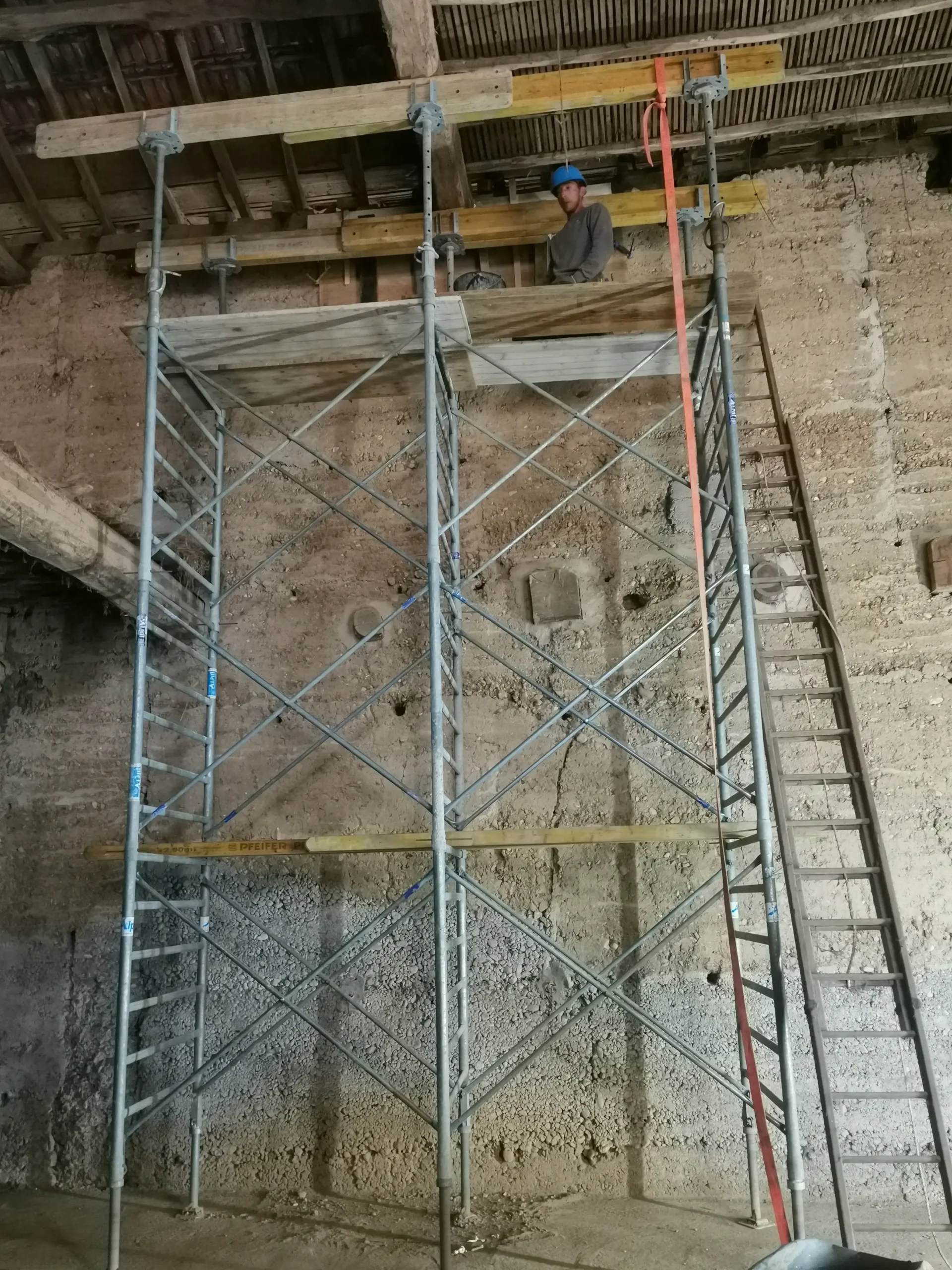 Renfort sous ferme
