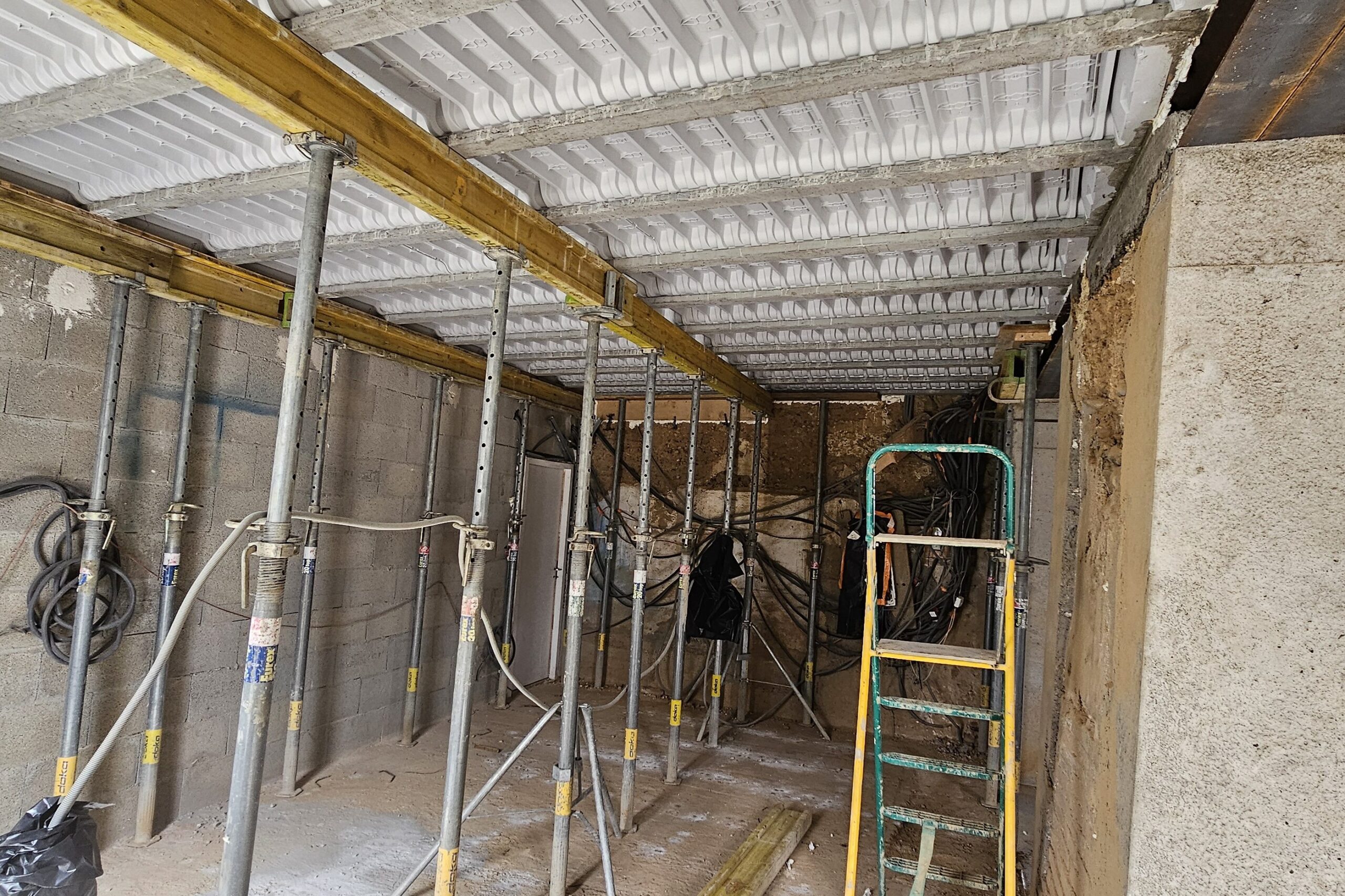 réalisation dalle poutrelle hourdis rénovation gelas constructions